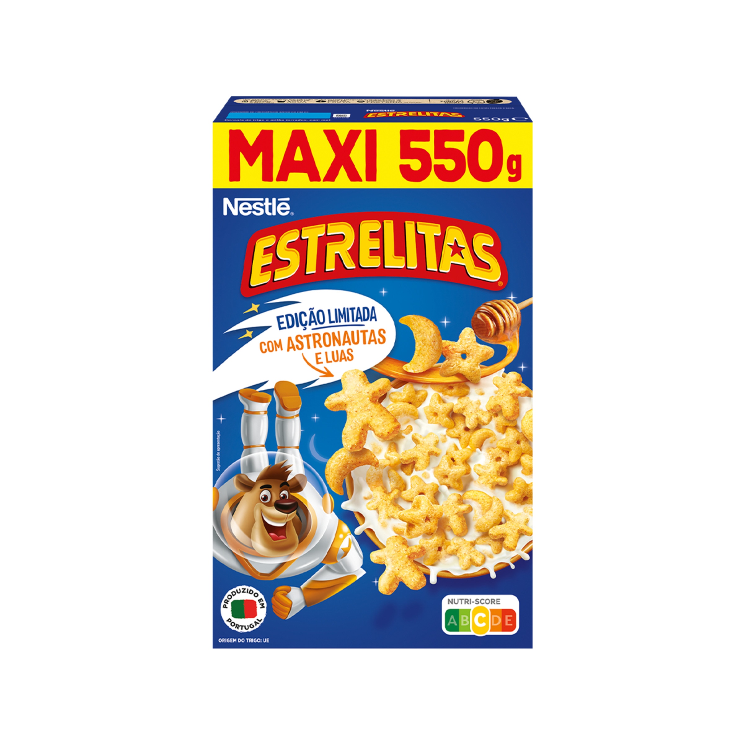 Cereais de Mel embalagem 550 g