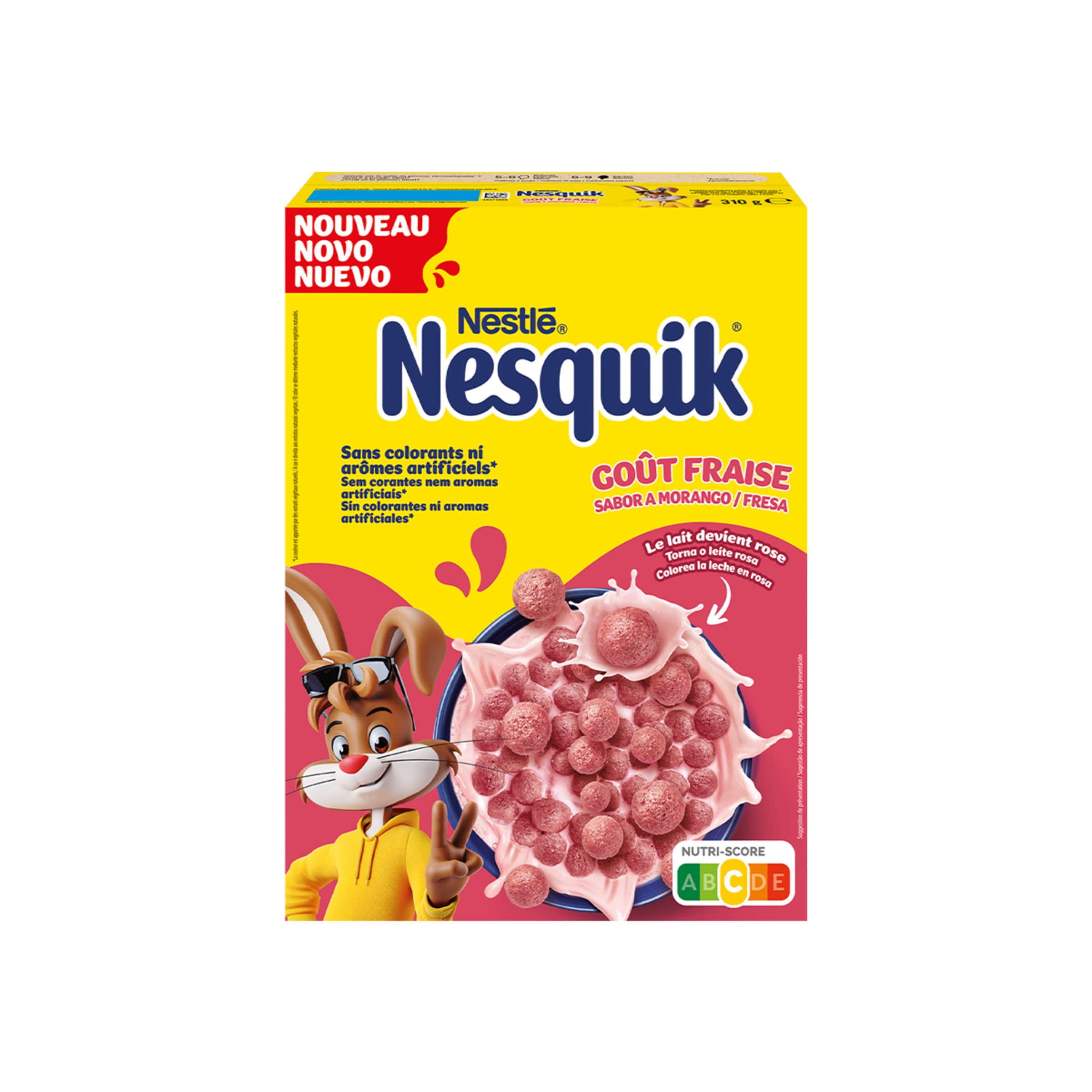 Nesquick Morango embalagem 310 g