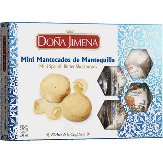 mantecados mini de mantequilla estuche 250 g - Doña Jimena