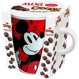 conchas de chocolate en taza de Mickey de Disney - Bip