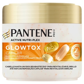 mascarilla de pelo Glow Capilar Anti-Encrespamiento tarro 300 ml - Pantene Pro-v