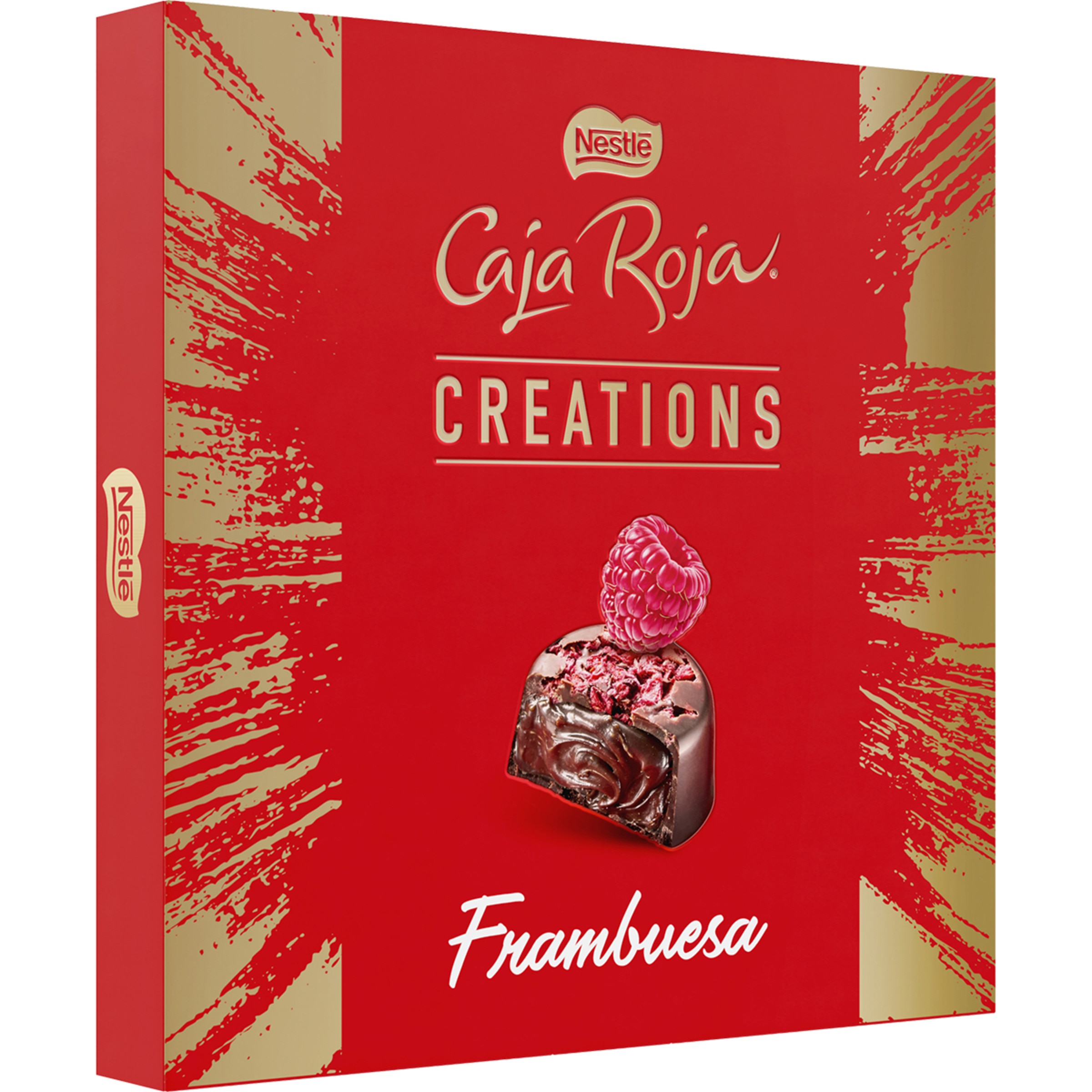 Creations bombones de chocolate negro y frambuesa estuche 109 g