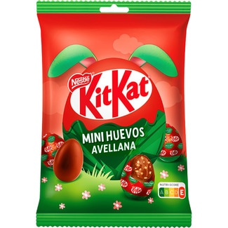 mini huevos de chocolate y avellanas para Pascua bolsa 151 g - Nestle Kit Kat