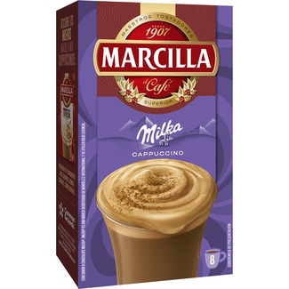 café Milka cappuccino en sobres estuche 8 unidades - Marcilla