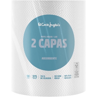 papel de cocina multiusos Absorbente 2 capas envase 1 rollo - El Corte Ingles