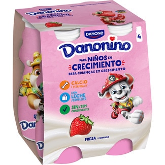 Bebedino líquido sabor fresa pack 4 unidades 100 g - Danone Danonino