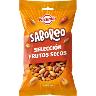 cóctel selección de frutos secos Saboreo sin gluten bolsa 200 g - Facundo
