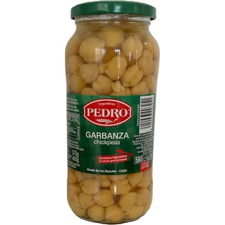 garbanza cocida tarro 400 g neto escurrido - Legumbres Pedro