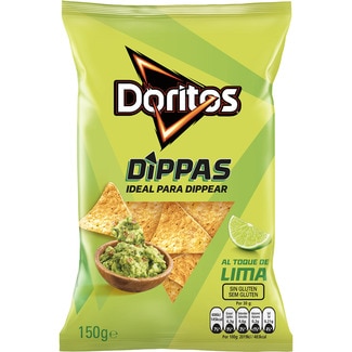 aperitivo de maíz Dippas al toque de lima sin gluten bolsa 140 g - Doritos