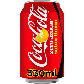 refresco de cola sin azúcar sabor limón lata 33 cl - Coca-cola Zero