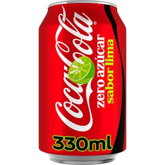 refresco de cola sin azúcar sabor lima lata 33 cl - Coca-cola Zero