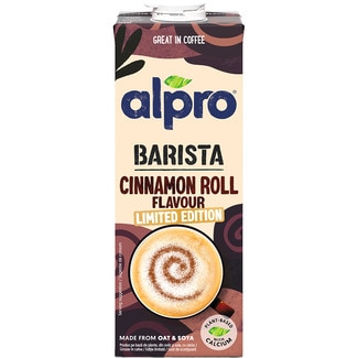 Barista bebida vegetal con avena y soja sabor rollo de canela brik 1 l - Alpro