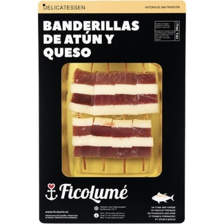 banderillas de atún y queso estuche 200 g - Ficolume