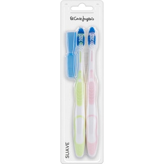 cepillo de dientes suave blister 2 unidades - El Corte Ingles