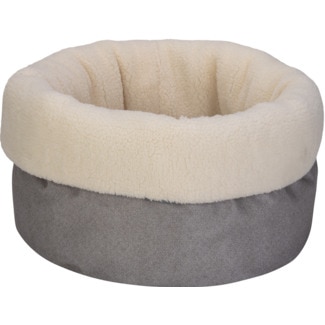 Cama com Cesto Cinza 50 cm embalagem 1 unidade - Bulls Pets