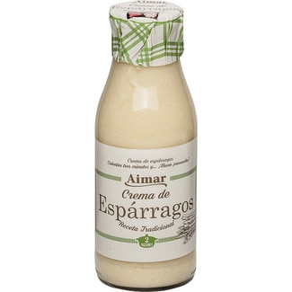 crema de espárragos receta tradicional botella 500 ml - Aimar