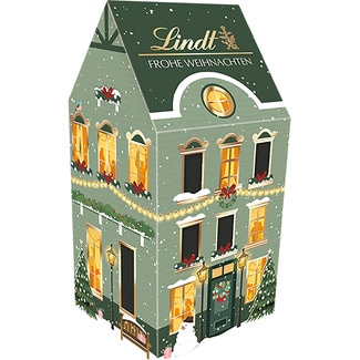 casita de navidad con chocolates unidad 68 g - Lindt