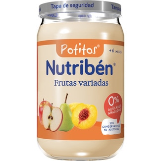 Potitos tarrito de frutas variadas desde 6 meses tarro 235 g sin gluten - Nutriben
