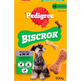 Snack Cão Biscrock Cinza embalagem 500 g - Pedigree