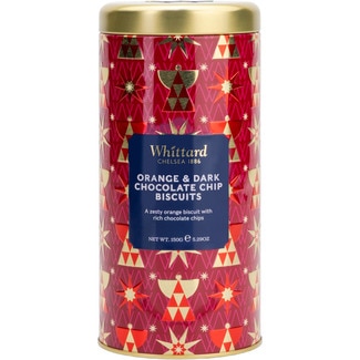 gallletas de naranja con un chips de chocolate lata 150 g - Whittard Chelsea 1886