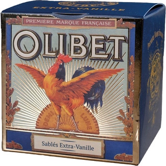 galletas de mantequilla sablé con extra de vainilla estuche 140 g - Olibet