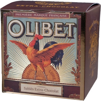 galletas de mantequilla sablé con extra de chocolate estuche 140 g - Olibet
