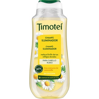 champú iluminador para cabello rubio con extracto de camomila frasco 300 ml - Timotei