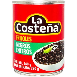 frijoles negros enteros lata 560 g - La Costeña
