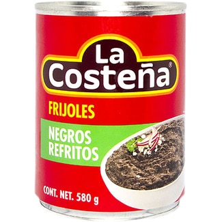frijoles negros refritos lata 580 g - La Costeña