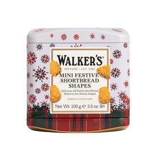mini galletas de mantequilla Festive Shapes lata 100 g - Walkers