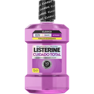 enjuague bucal Cuidado Total menta frasco 1000 ml - Listerine