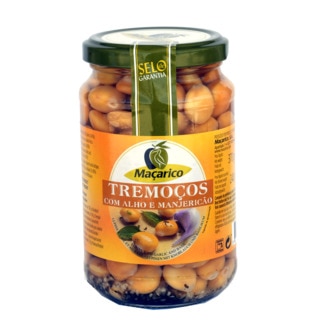 Tremoço com Alho e Mangerição frasco 870 g - Maçarico