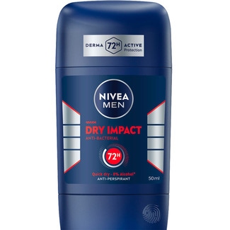 Desodorizante Stick Dry Impact embalagem 50 ml - Nivea Men