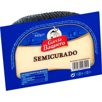 queso semicurado mezcla mini madurado elaborado con leche pasteurizada pieza 465 g - Garcia Baquero