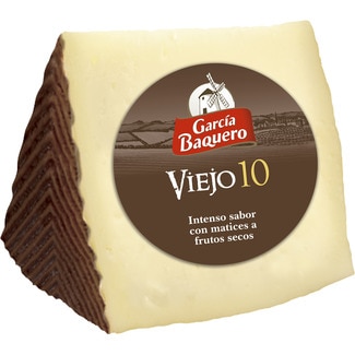 queso viejo mezcla madurado elaborado con leche pasteurizada cuña 380 g - Garcia Baquero
