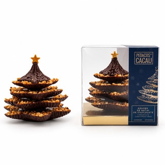 Árvore de Natal caixa 350 g - Pedacos Cacau