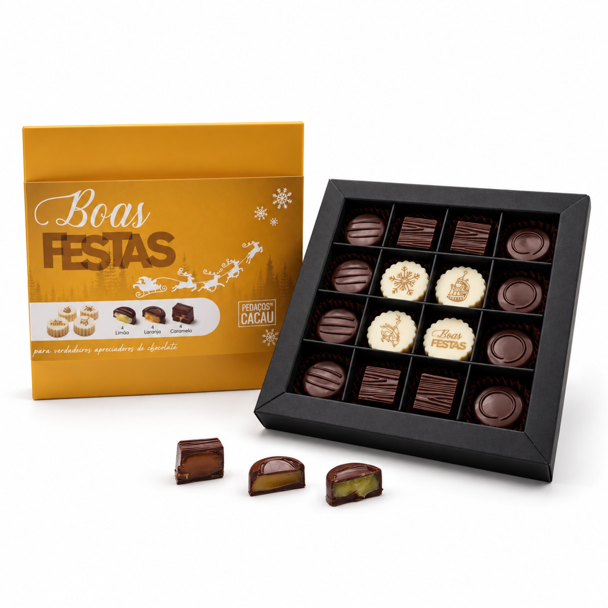 Caixa 16 Bombons caixa 200 g