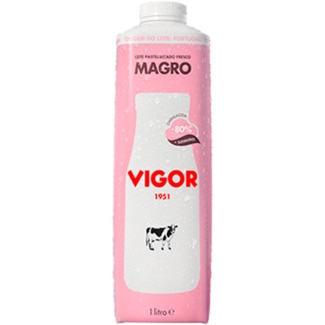Leite Fresco Magro embalagem 1 L - Vigor