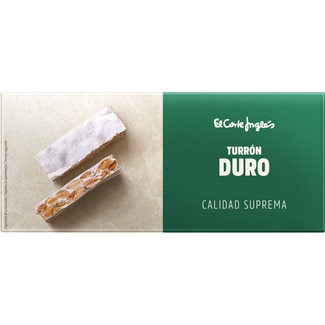 turrón duro Calidad Suprema tableta 250 g - El Corte Ingles