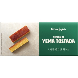 turrón de yema tostada Calidad Suprema estuche 250 g - El Corte Ingles