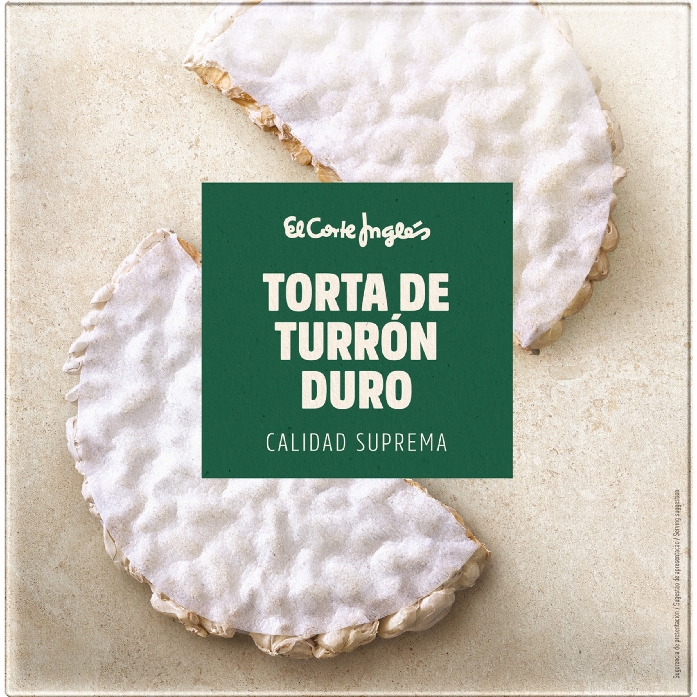 torta de turrón duro Calidad Suprema estuche 200 g