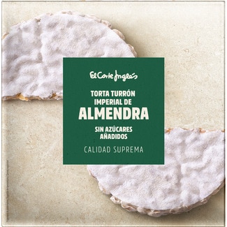 torta de turrón imperial de almendra sin azúcares añadidos Calidad Suprema estuche 200 g - El Corte Ingles