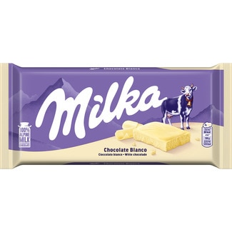 chocolate blanco tableta 90 g - Milka