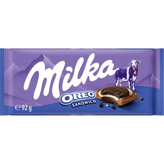 Oreo Sandwich chocolate con leche y galleta Oreo tableta 92 g - Milka