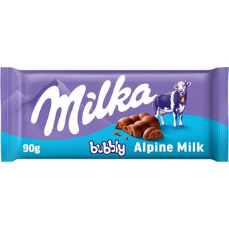 Bubbly chocolate con leche tableta 90 g - Milka