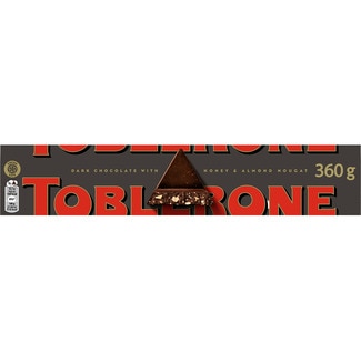 chocolate negro con miel y almendras estuche 360 g - Toblerone