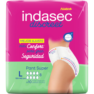 Discreet Pant braguita de incontinencia súper talla grande paquete 10 unidades - Indasec