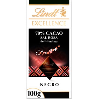 Chocolate Excellence Sal Rosa dos Himalais 70%  Cacau tablete 100 g - Lindt