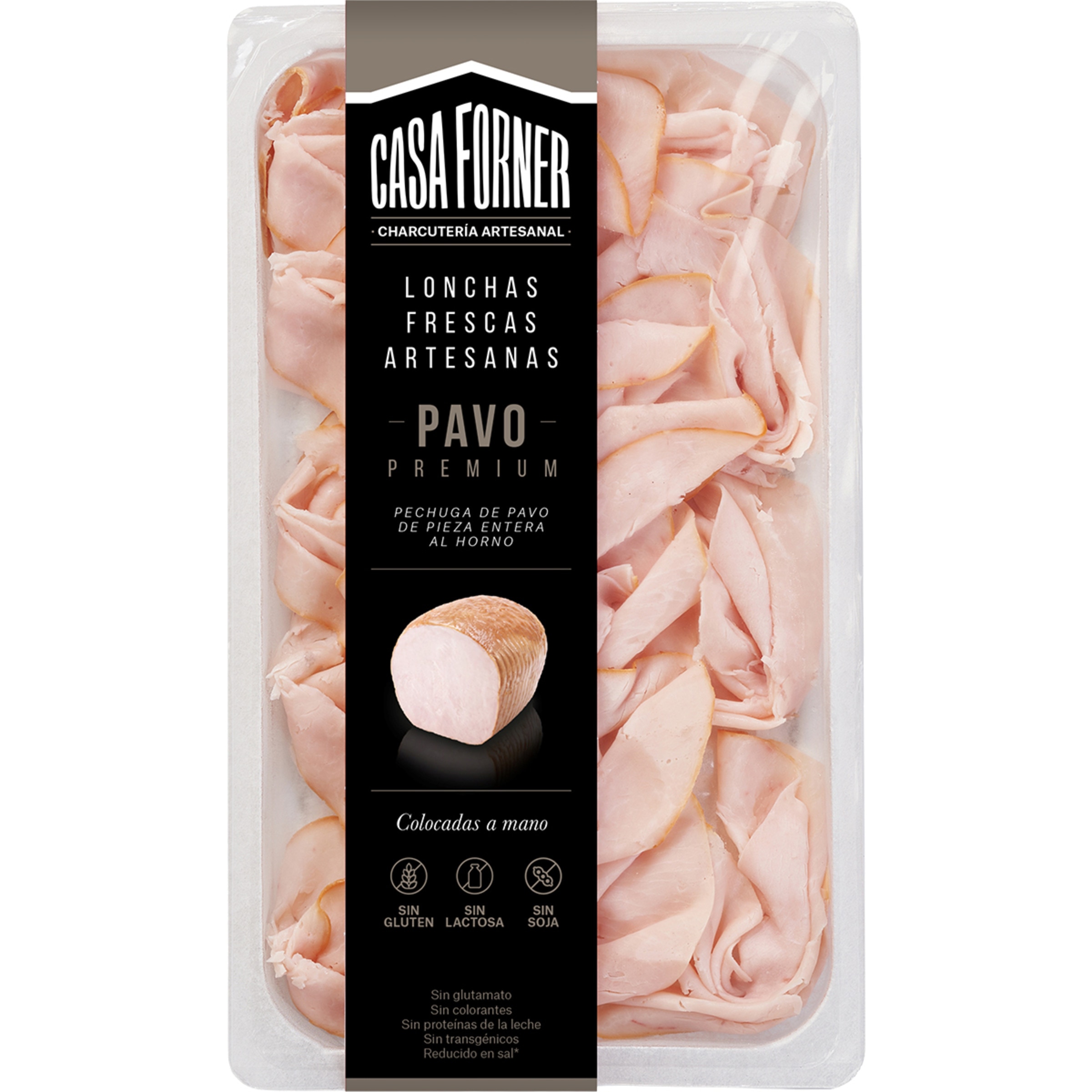 pechuga de pavo en lonchas frescas artesanas sin gluten sin lactosa envase 100 g