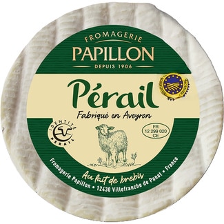 Pérail queso francés de oveja ligero sabor a mantequilla pieza 100 g elaborado con leche pasteurizada - Papillon